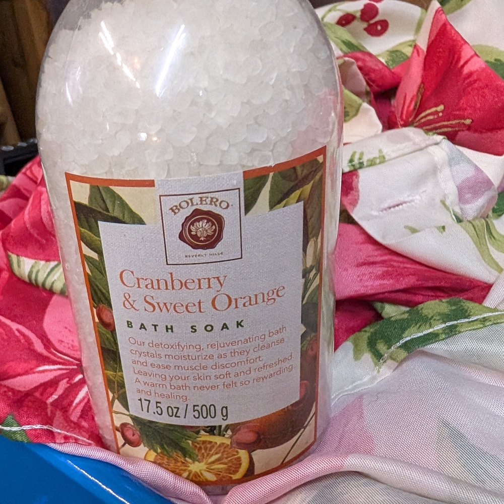 Cranberry & Sweet Orange Bath Soak